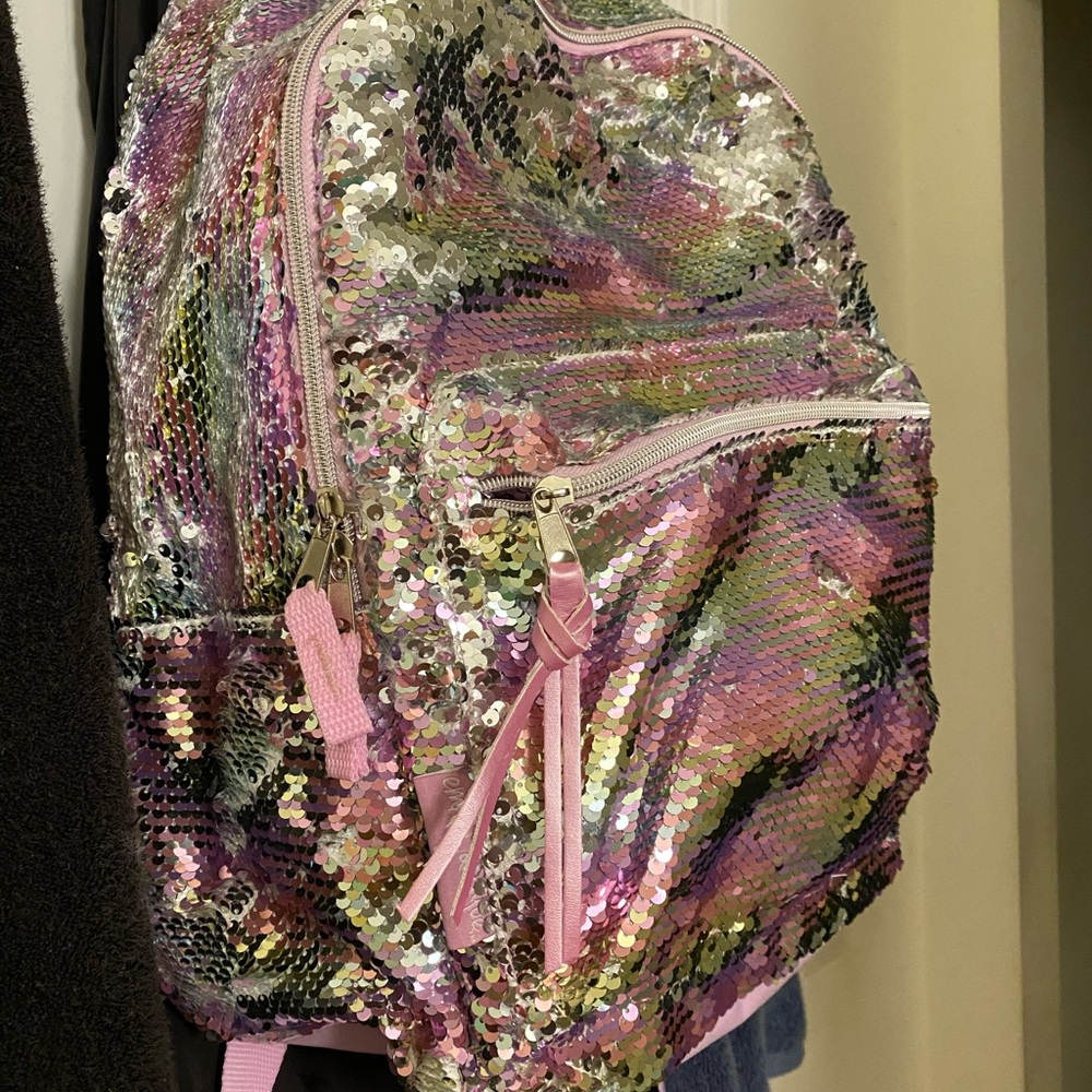 Pink book bag